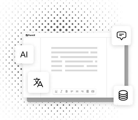 FormX 事業のイメージ